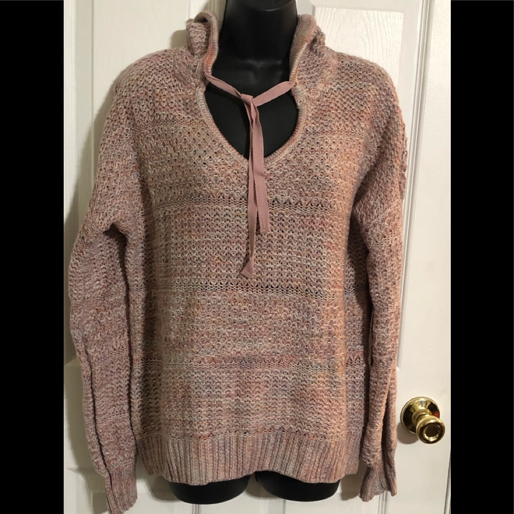 BNWT American Rag Sz.XL Sweater with Hood Pastels